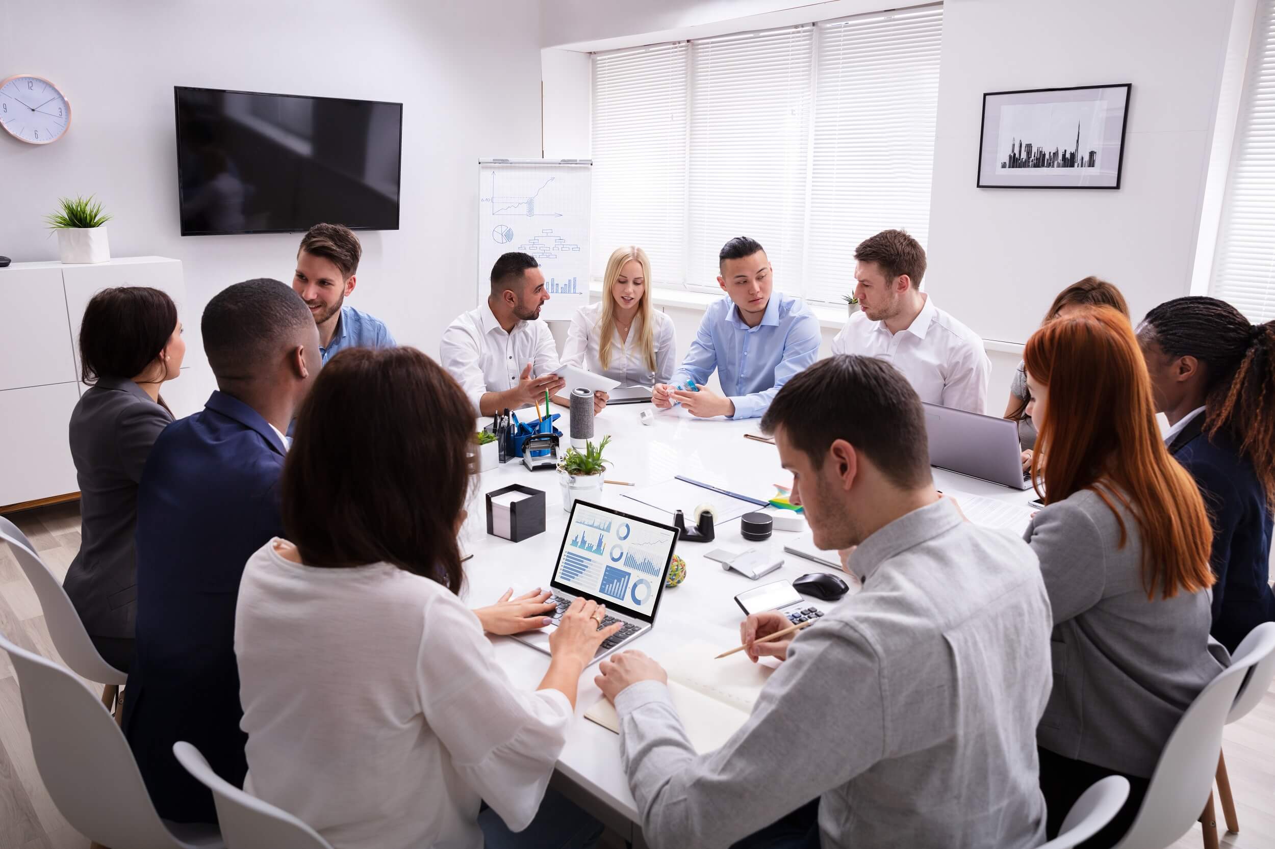 Team working in office Picture