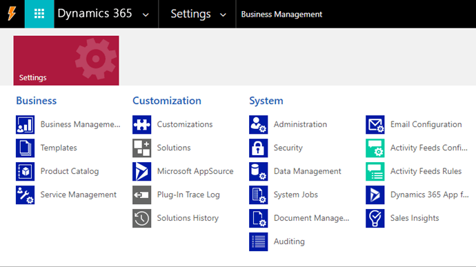 From Settings select data management