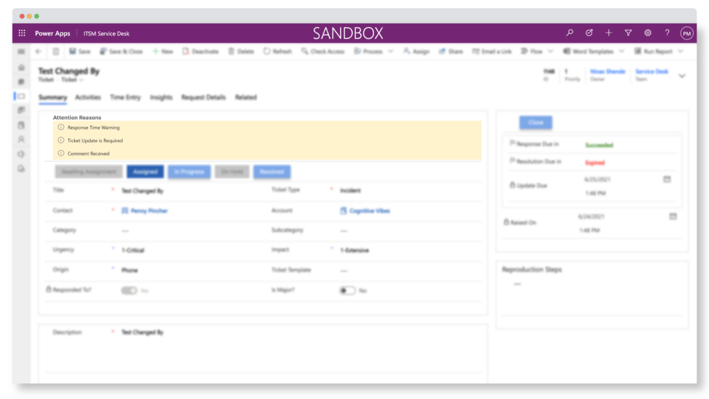 Enhance Agent Experience: ServiceTeam ITSM Attention Reasons
