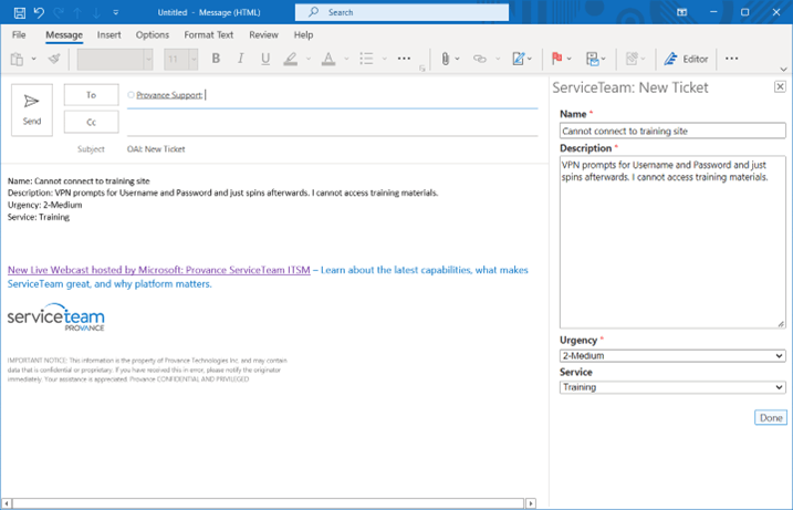 Outlook Add-In 